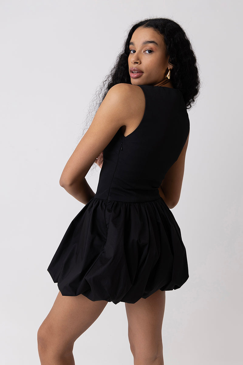 AIMEE BLACK MINI DRESS