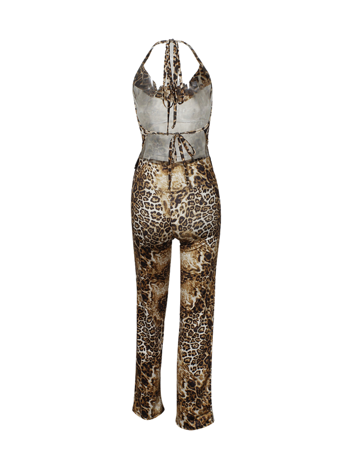 Arixan Backless Leopard Pants Set