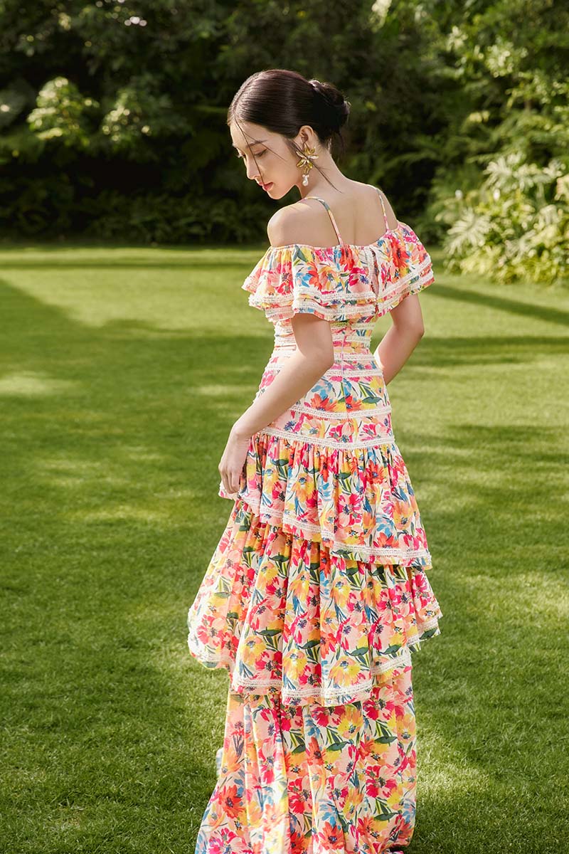 BLOOMING OASIS MAXI DRESS
