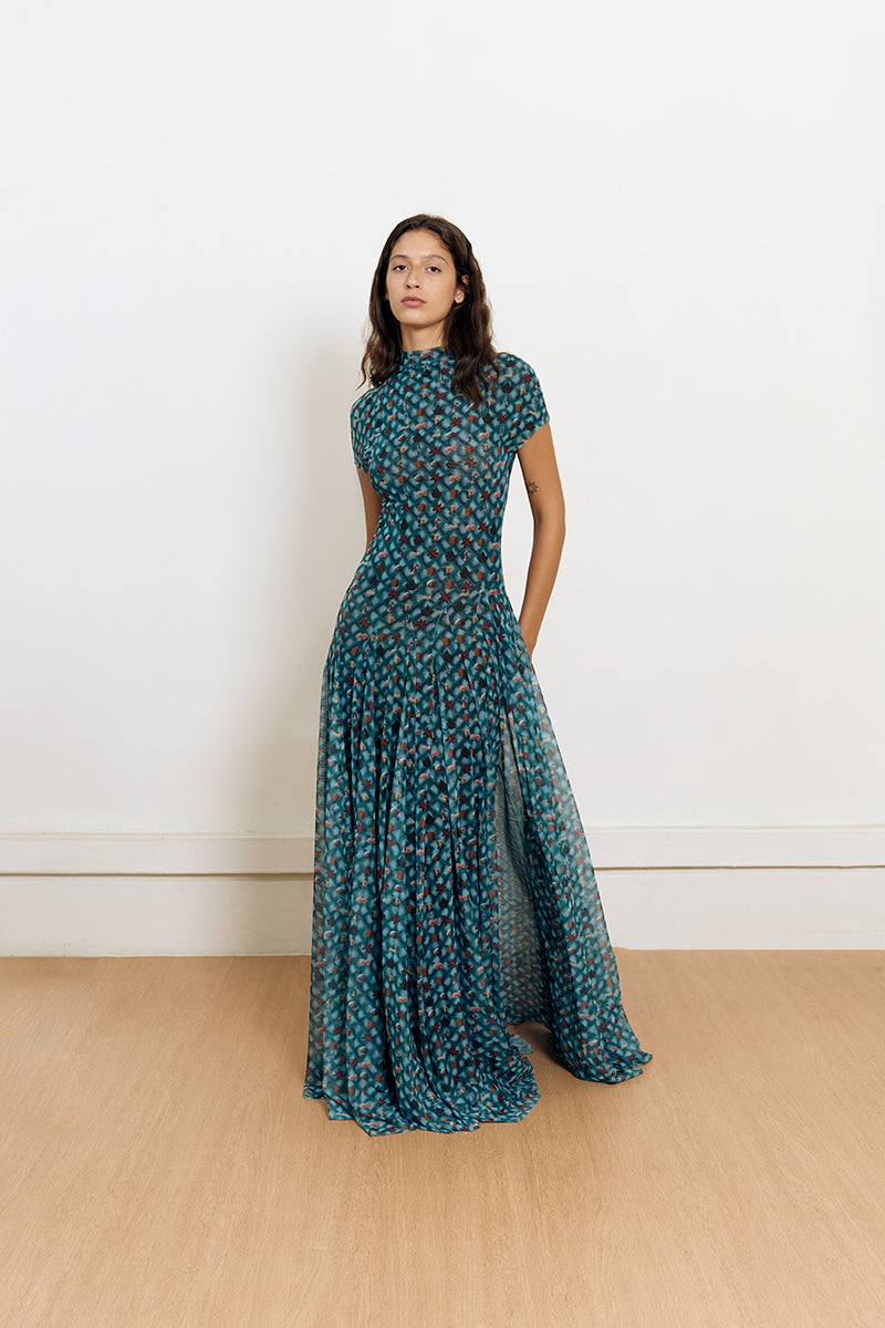 BAKLAVA DRESS IN BLUE