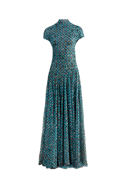 BAKLAVA DRESS IN BLUE