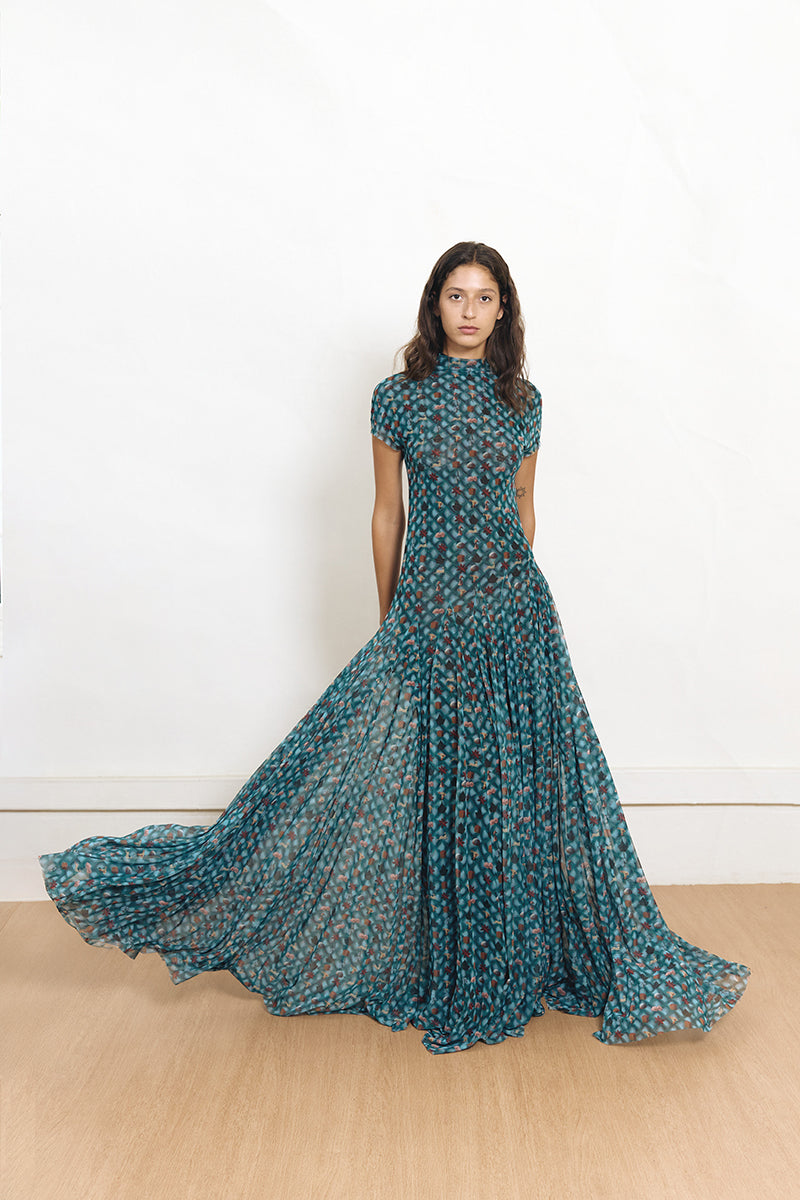 BAKLAVA DRESS IN BLUE
