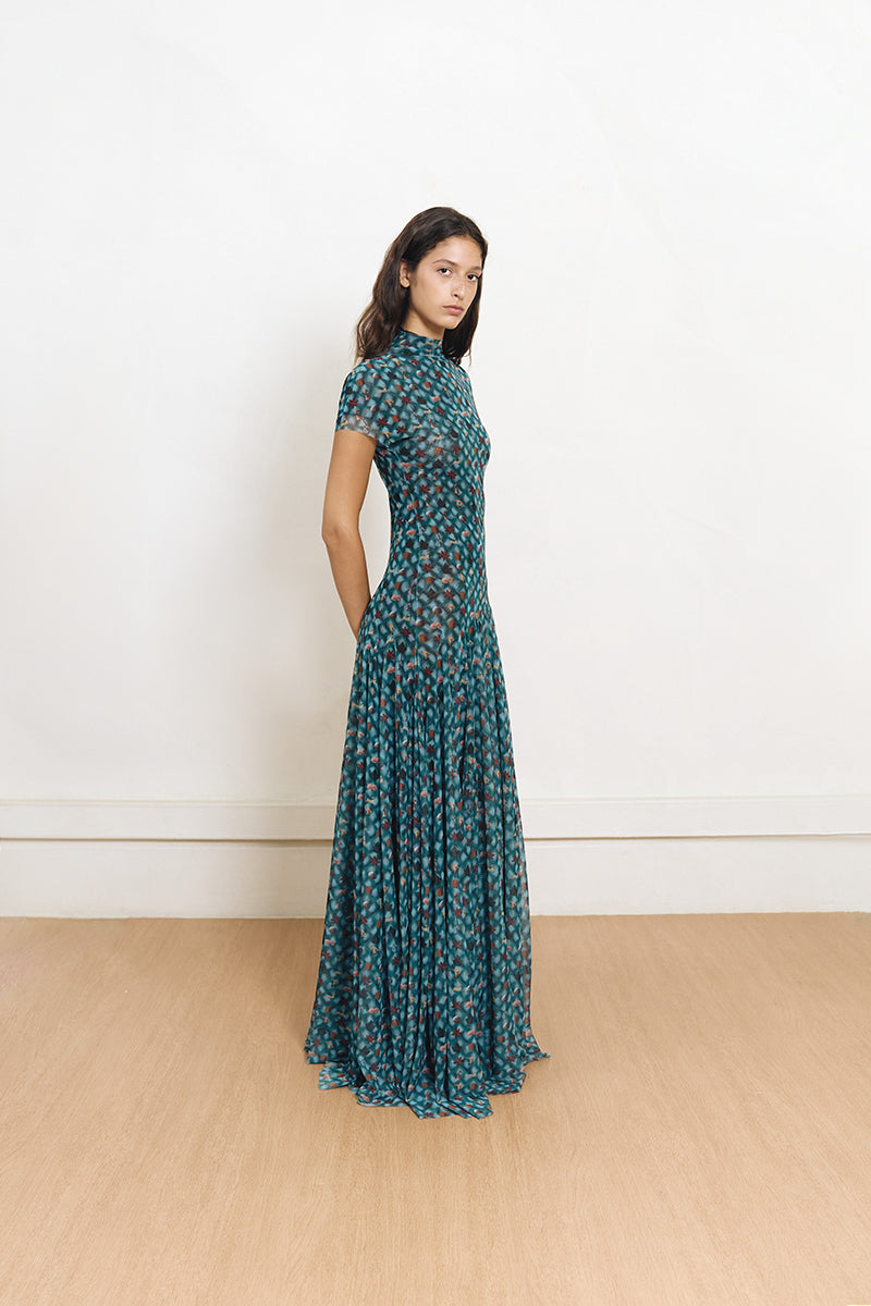 BAKLAVA DRESS IN BLUE