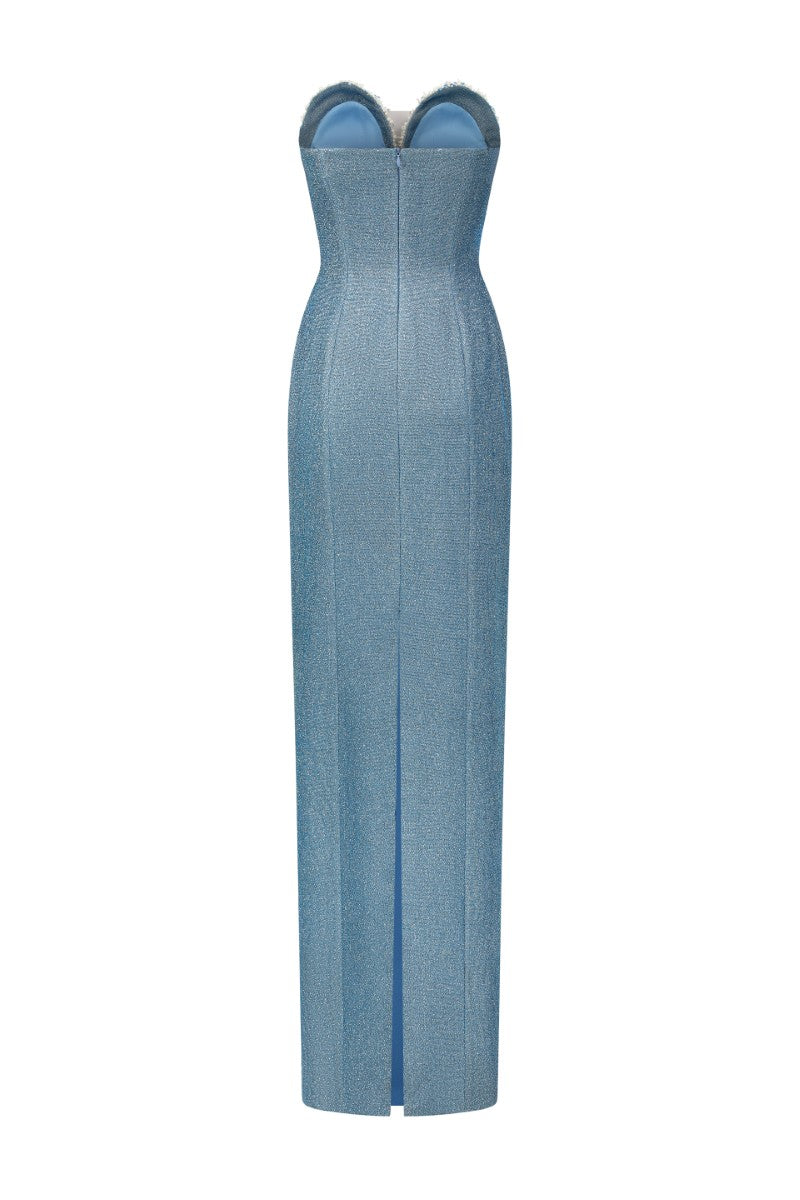 MARGAUX GLITTER ELASTIC GOWN