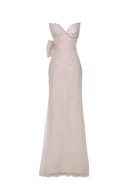 CARLENDA DRESS IN VANILLA