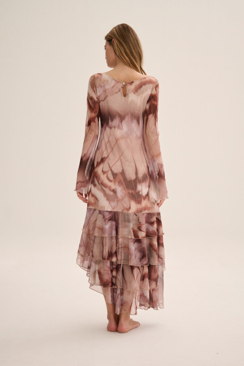 CHAPOLA DRESS IN PRINT CAFE