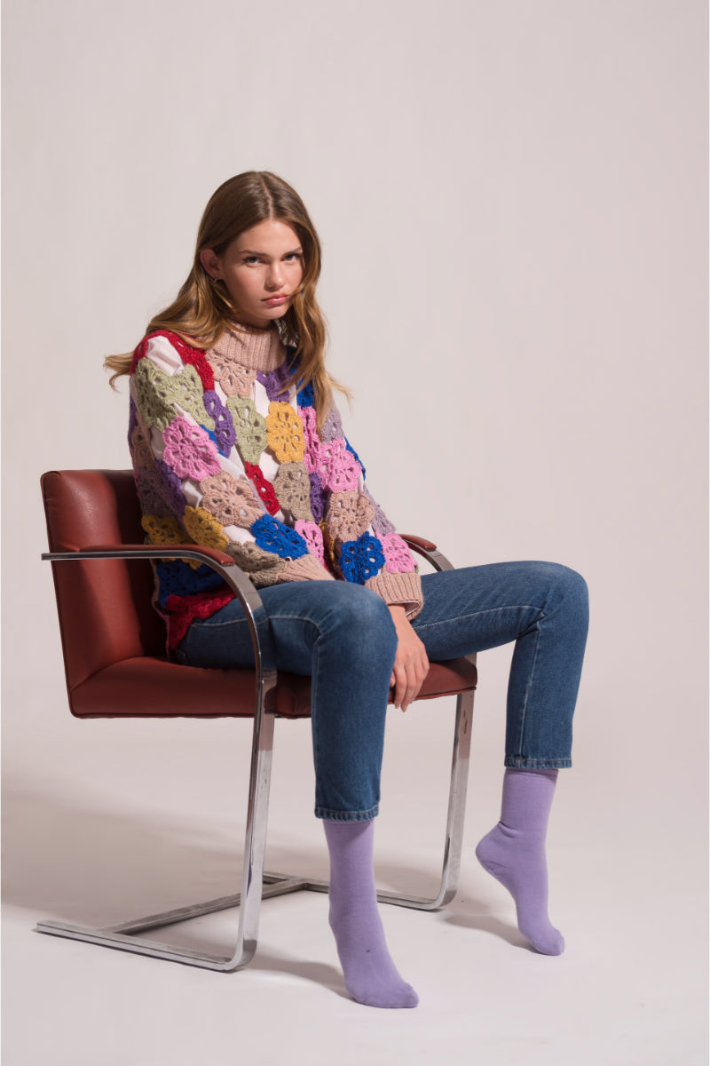 EDIE CROCHET SWEATER