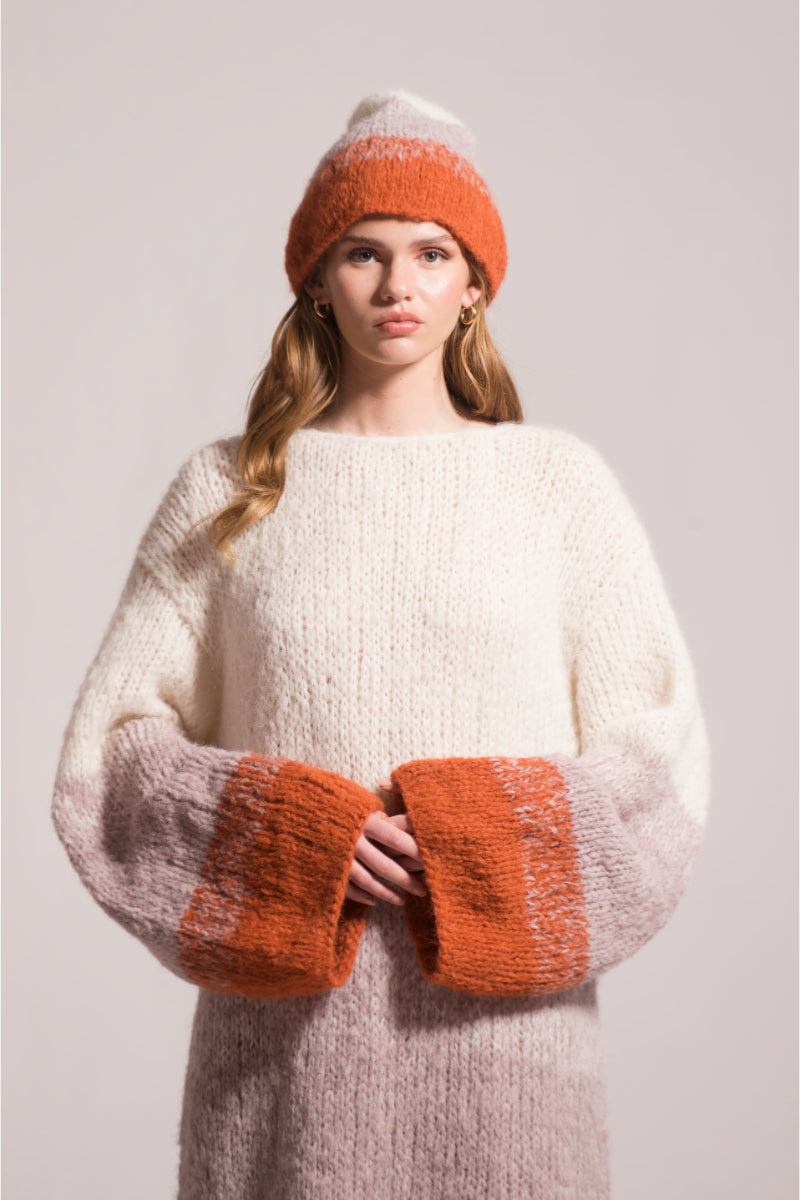 LUCETTE MULTI TONED SWEATER