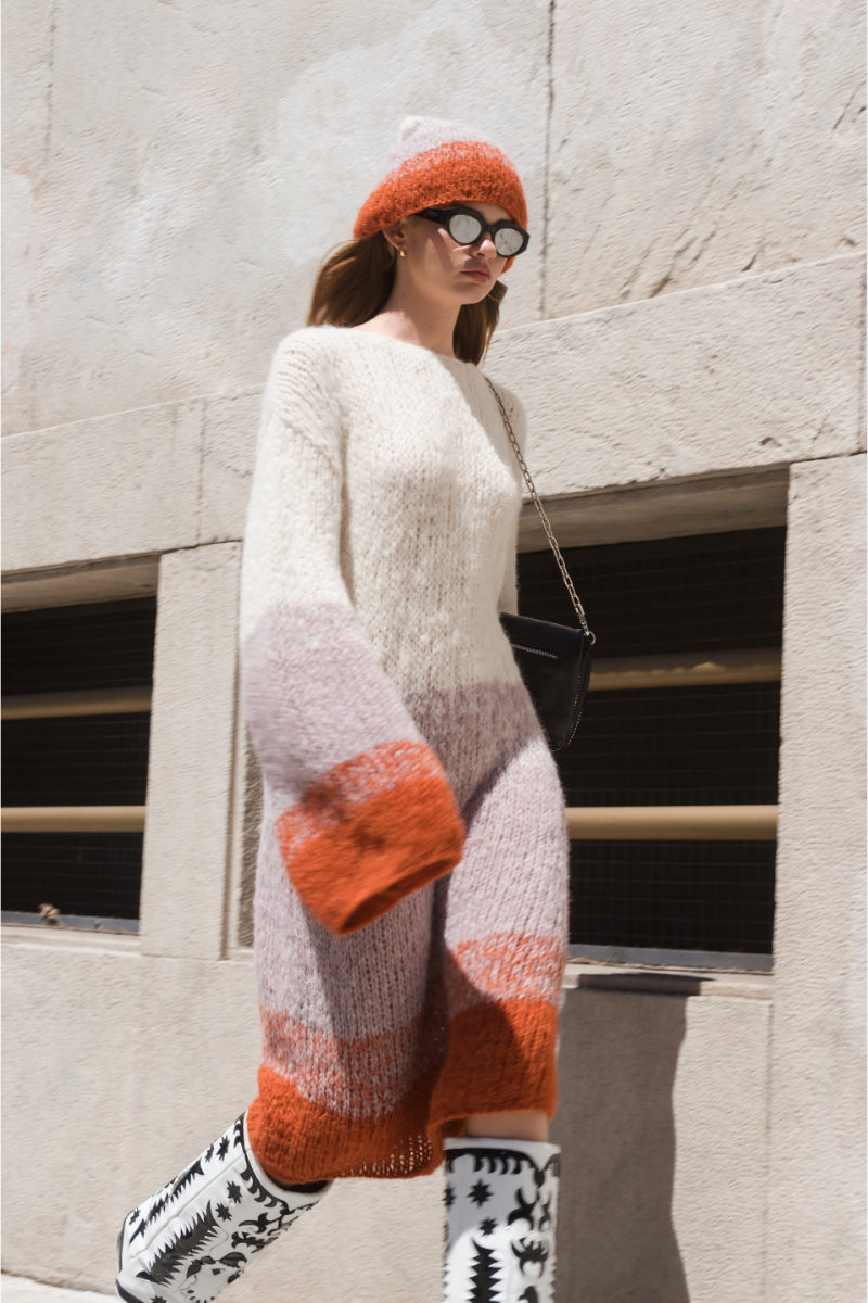 LUCETTE MULTI TONED SWEATER