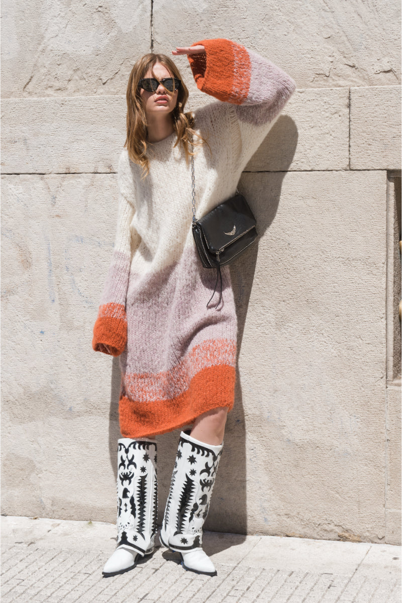 LUCETTE MULTI TONED SWEATER