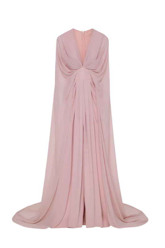 GAMIE DRESS IN ICE PINK