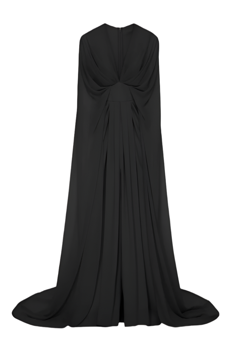GAMIE DRESS IN BLACK
