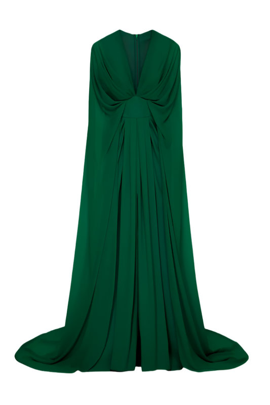 GAMIE DRESS IN EMERALD