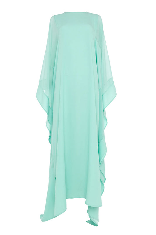CHIFFON PANEL DETAIL KAFTAN
