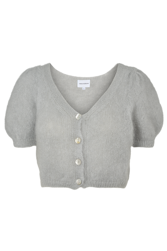 HARPER CARDIGAN IN LIGHT GRAY