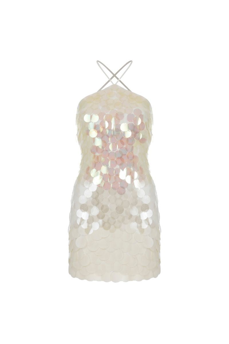 VERONICA DRESS IN BEIGE