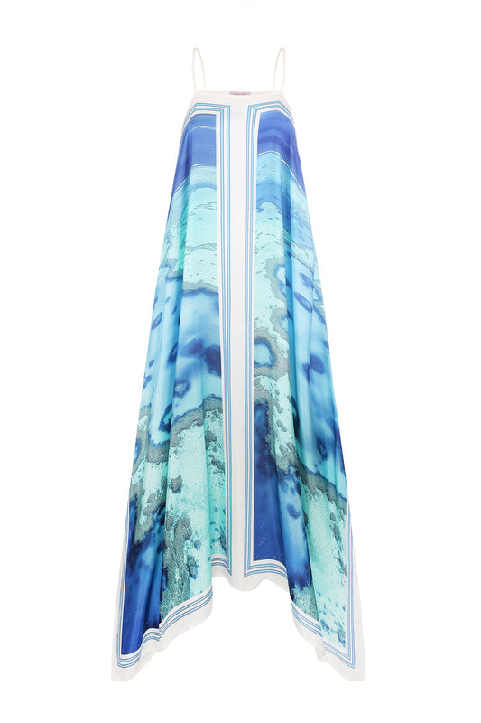 MALDIVES SILK MAXI DRESS
