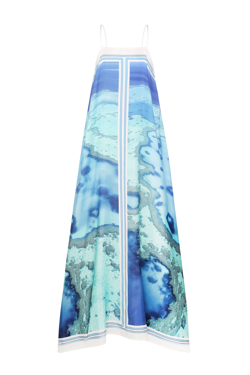 MALDIVES SILK MAXI DRESS