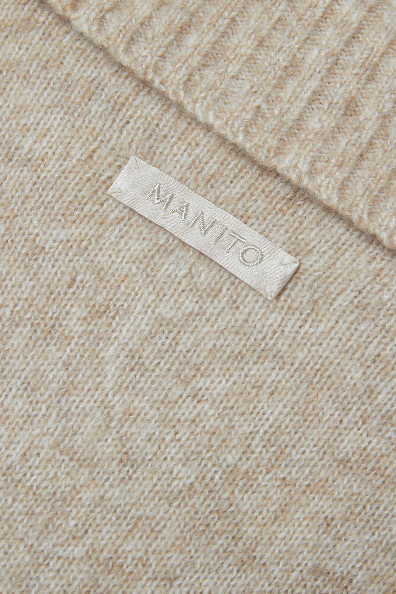 HEATHER SILK CASHMERE PULLOVER IN DUSK