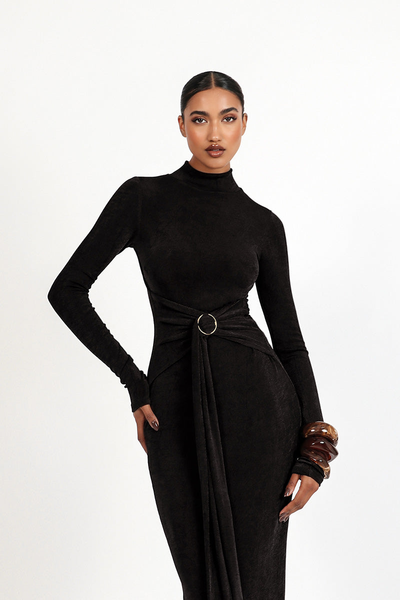 KHRISSY DRESS IN BLACK