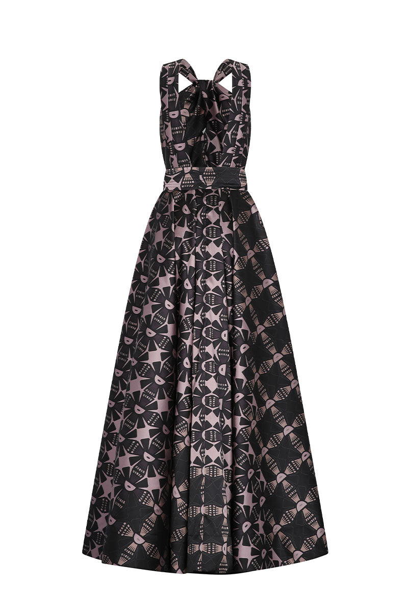 LADY OF THE NIGHT INTI DRESS IN MAUVE