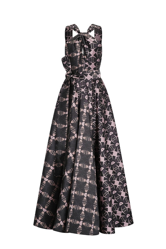LADY OF THE NIGHT INTI DRESS IN MAUVE