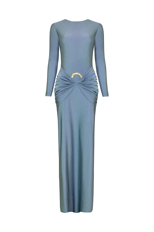 DUNA PLATINUM BLUE DRESS