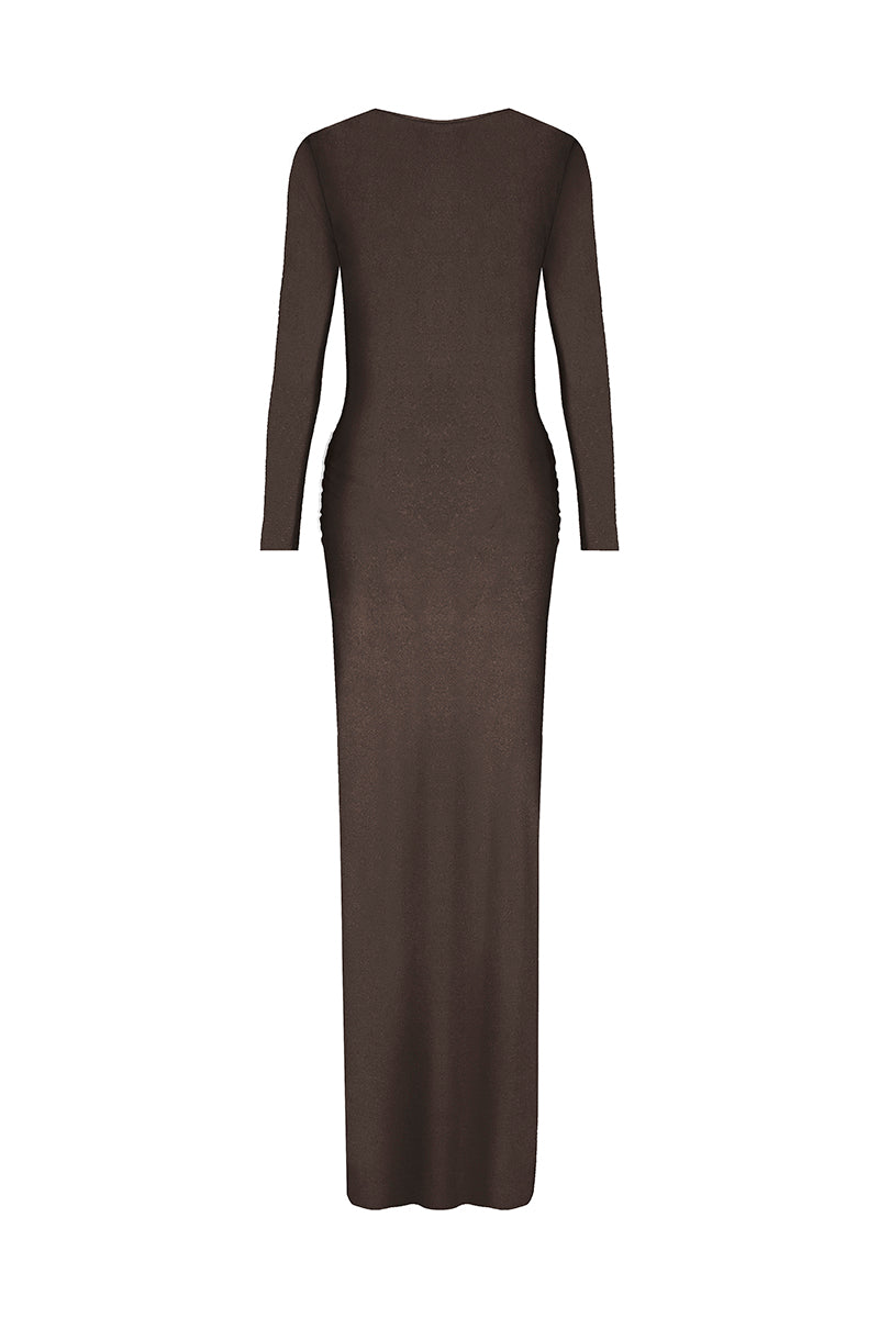 DUNA MOCCA DRESS
