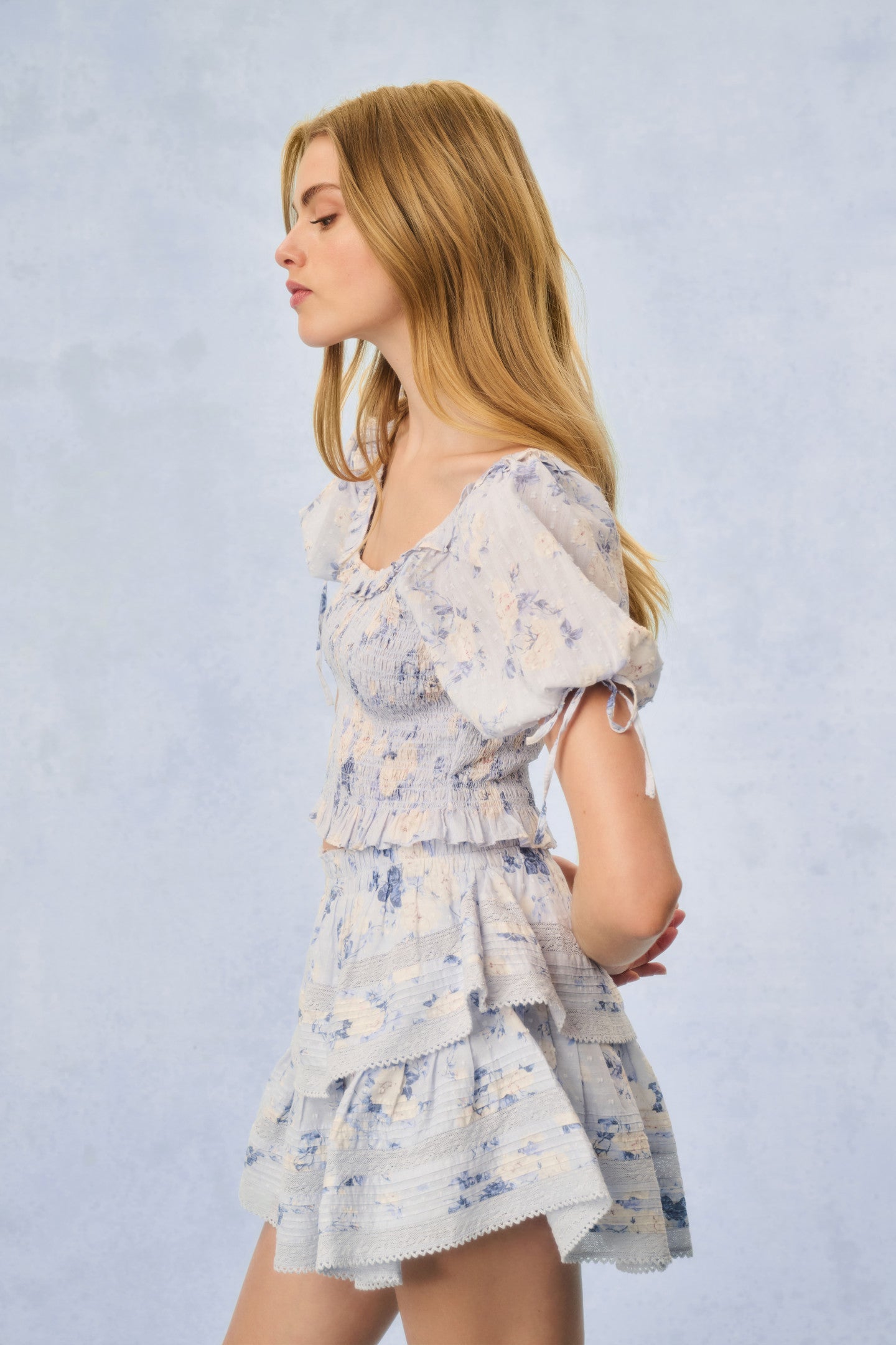 Molly Heirloom Print Top