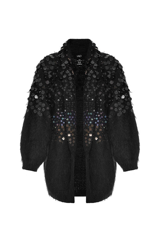 MIDNIGHT DREAMS MOHAIR CARIDGAN