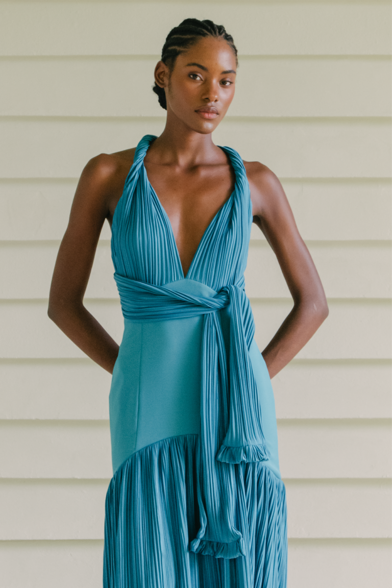 CAYO TURQUOISE MAXI DRESS