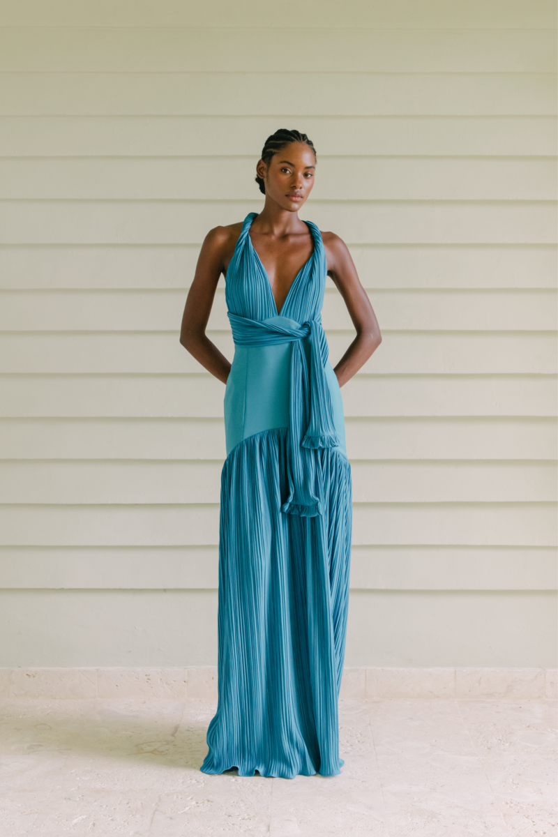 CAYO TURQUOISE MAXI DRESS