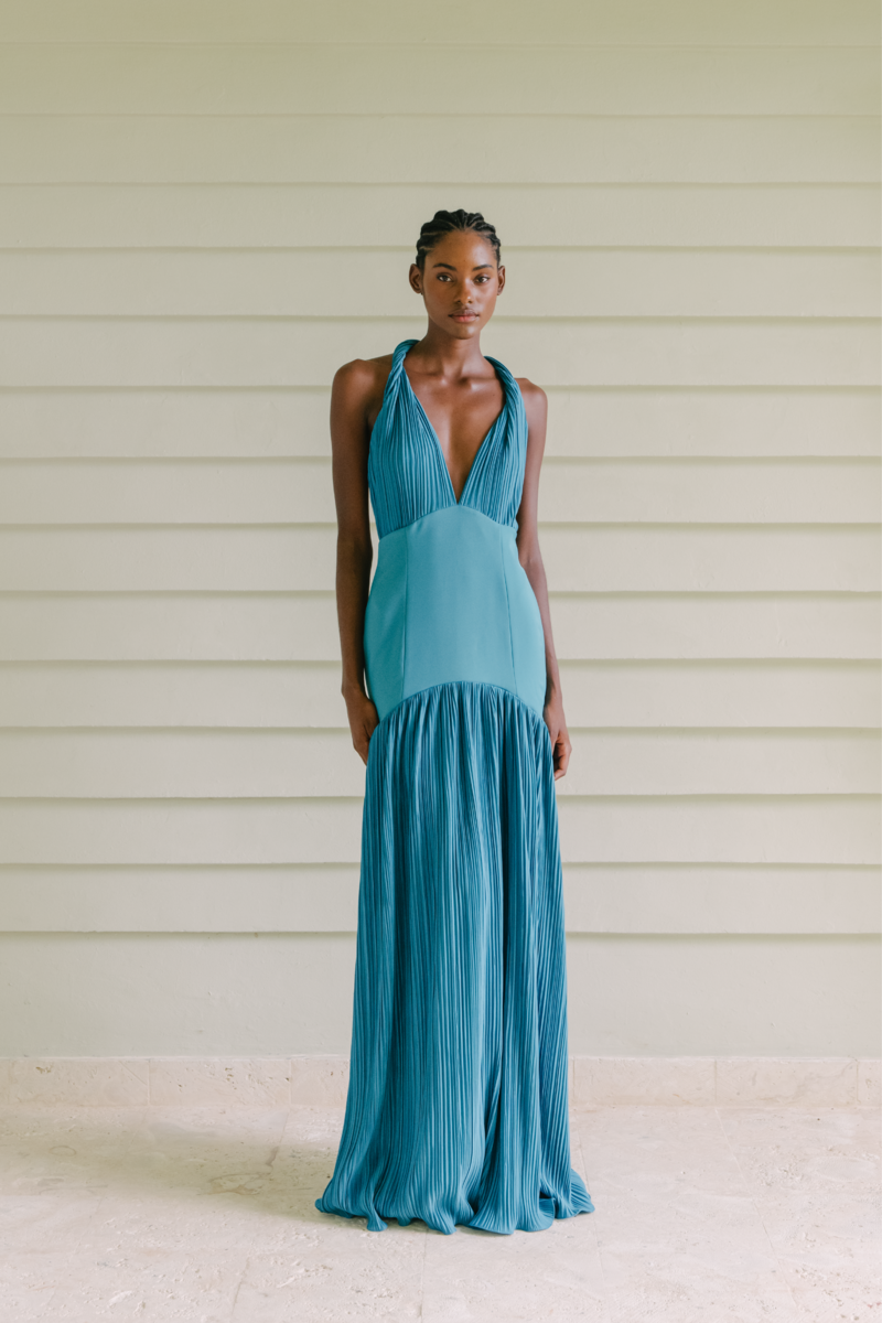 CAYO TURQUOISE MAXI DRESS