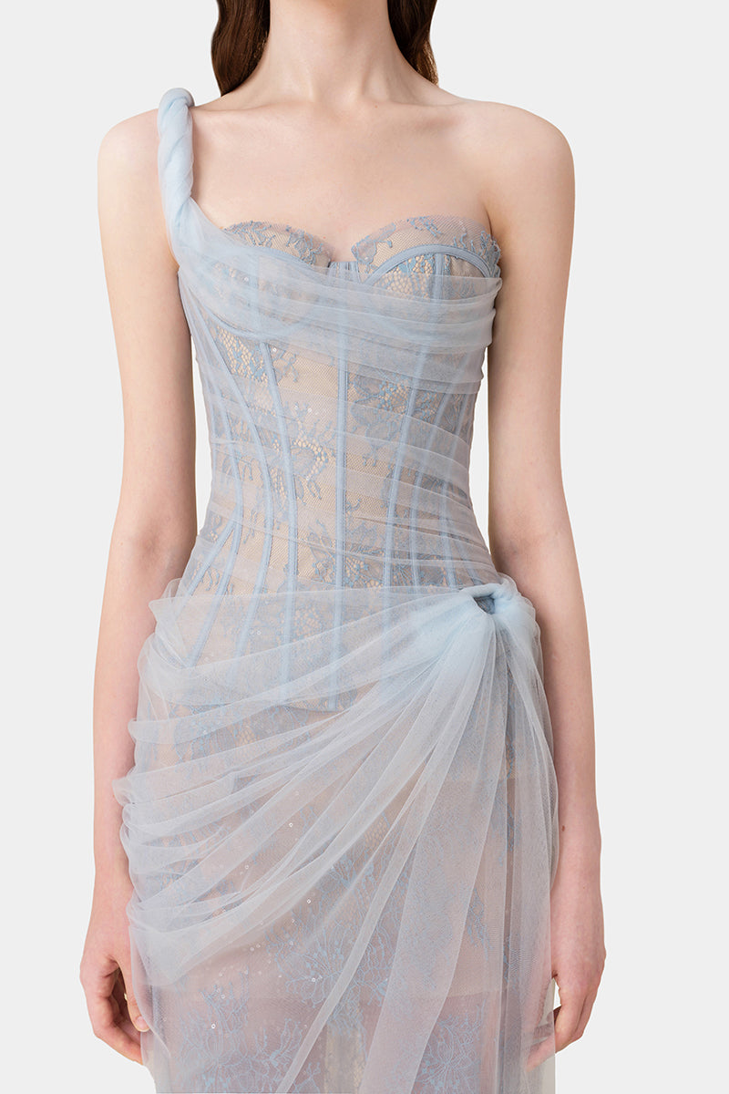 MARA DRESS IN BLUE