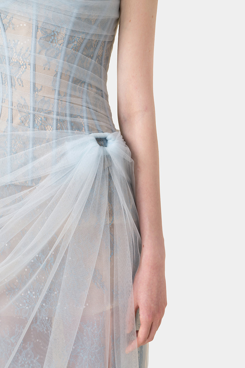 MARA DRESS IN BLUE