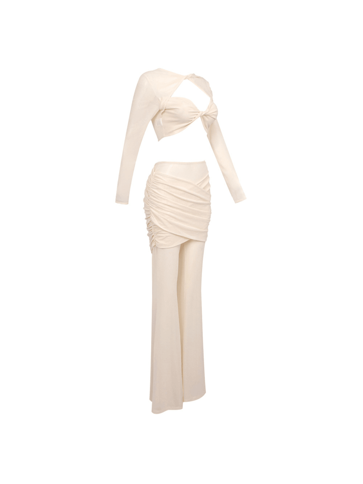 Mawae Twisted Mesh Pants Set