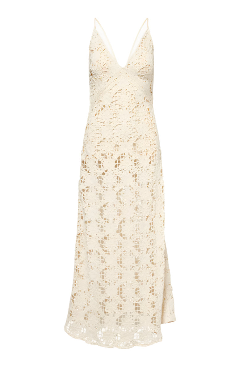 SYLVIA CROCHET SLIP DRESS