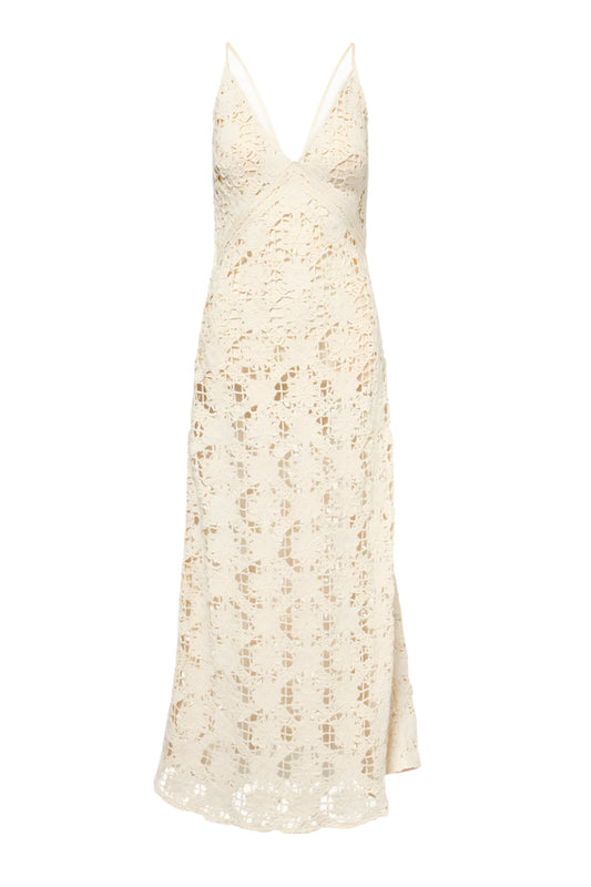 SYLVIA CROCHET SLIP DRESS