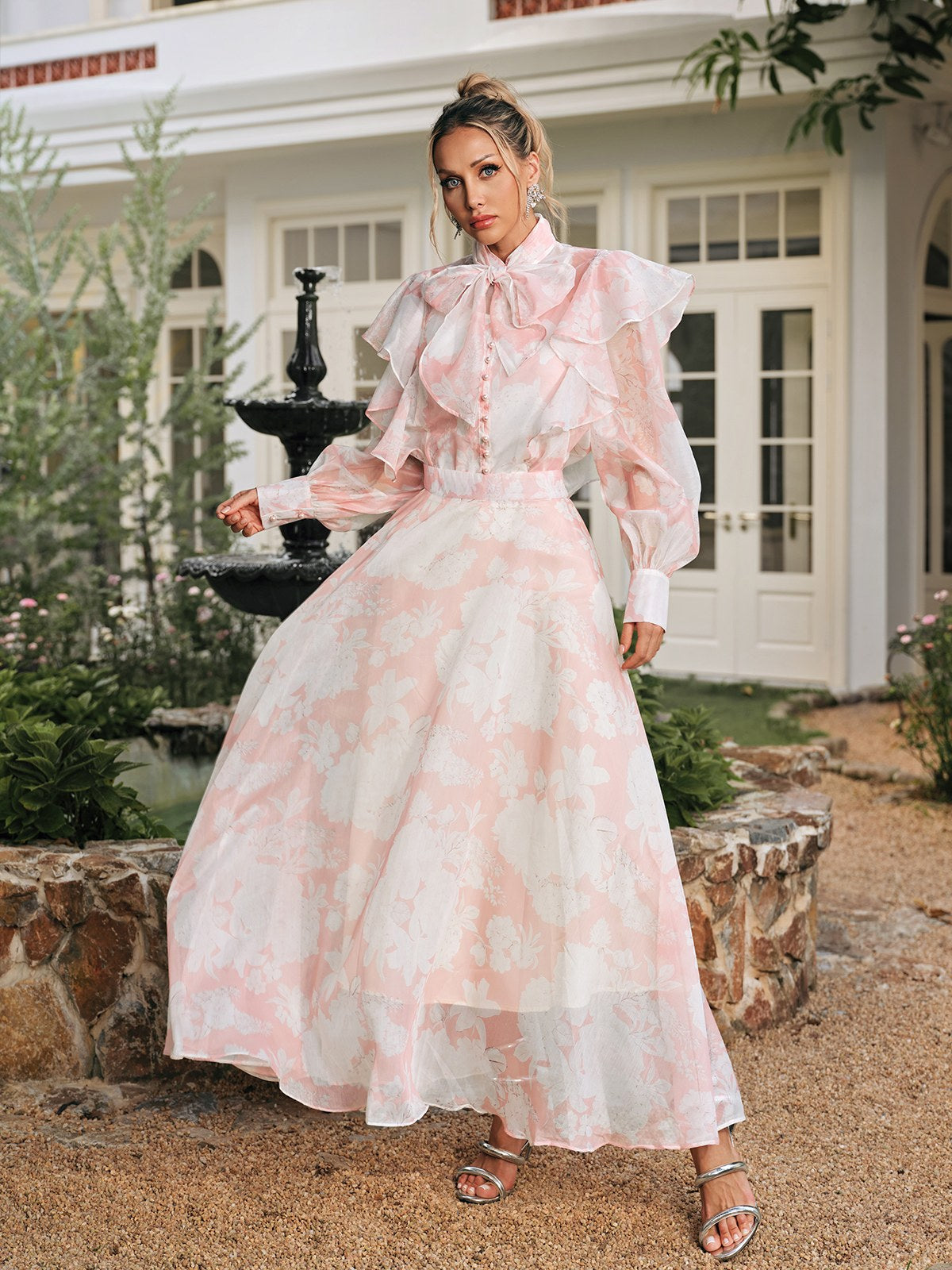 Ridhi Floral Printed Skirt Set