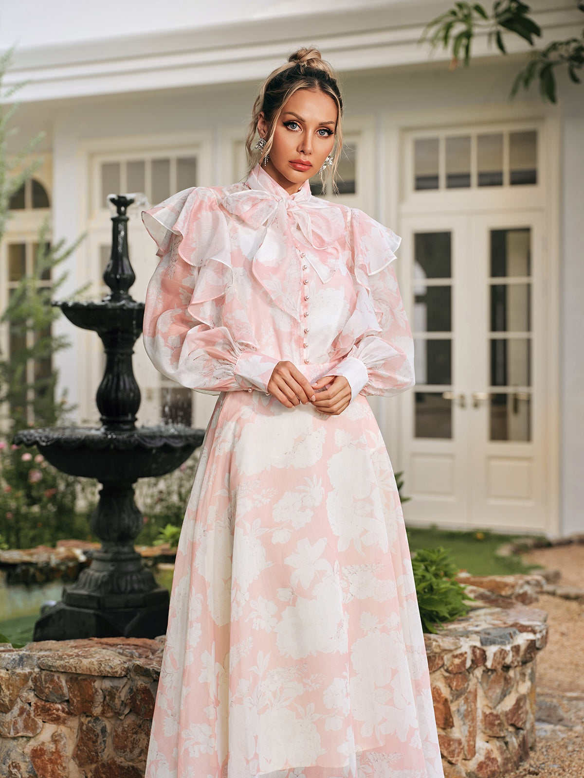 Ridhi Floral Printed Skirt Set