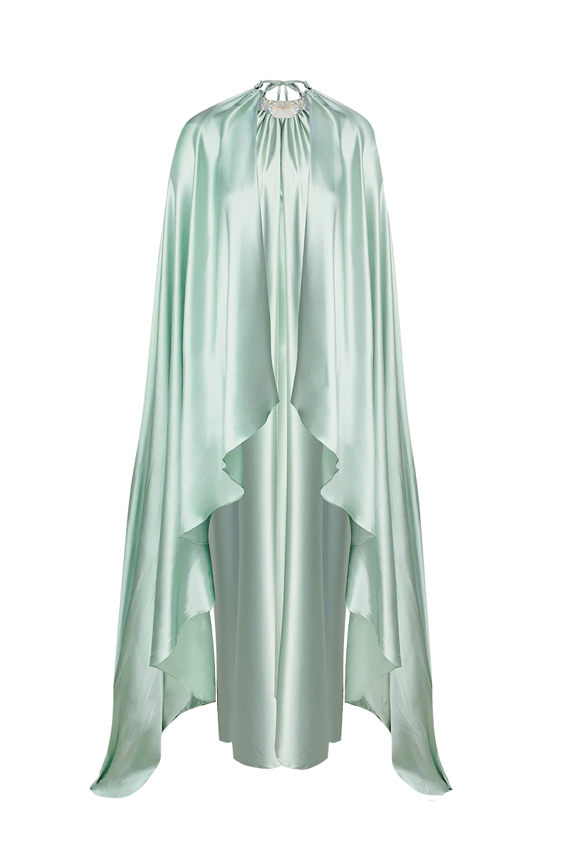 LIMONCILLO LAKE GREEN MAXI DRESS