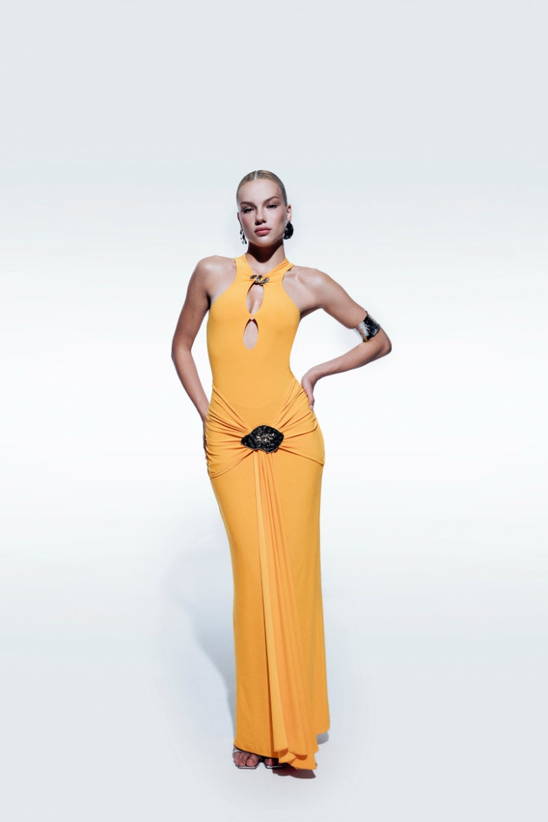 SUN CHASER DRESS IN YELLOW