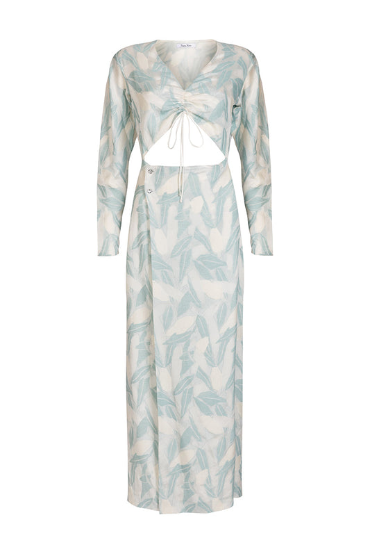 CHRISTIE CUT-OUT FLORAL DRESS