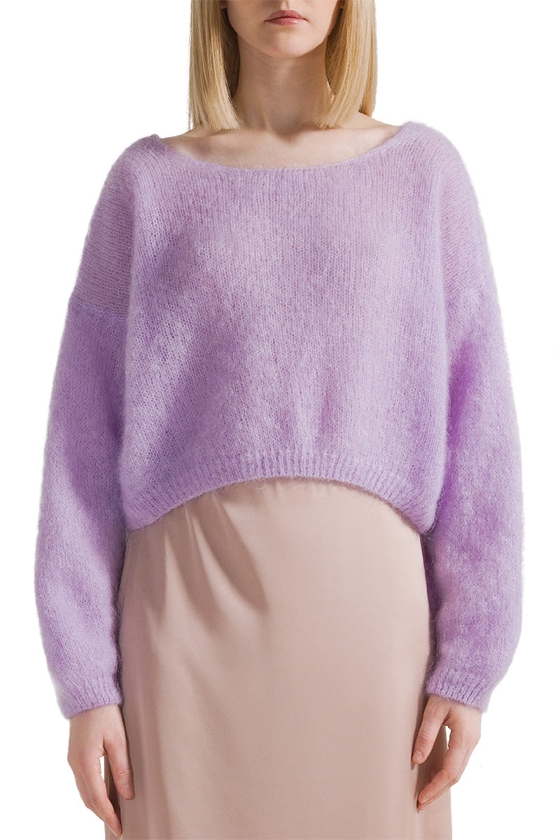 CORNELIA CROPPED IN LIGHT PURPLE