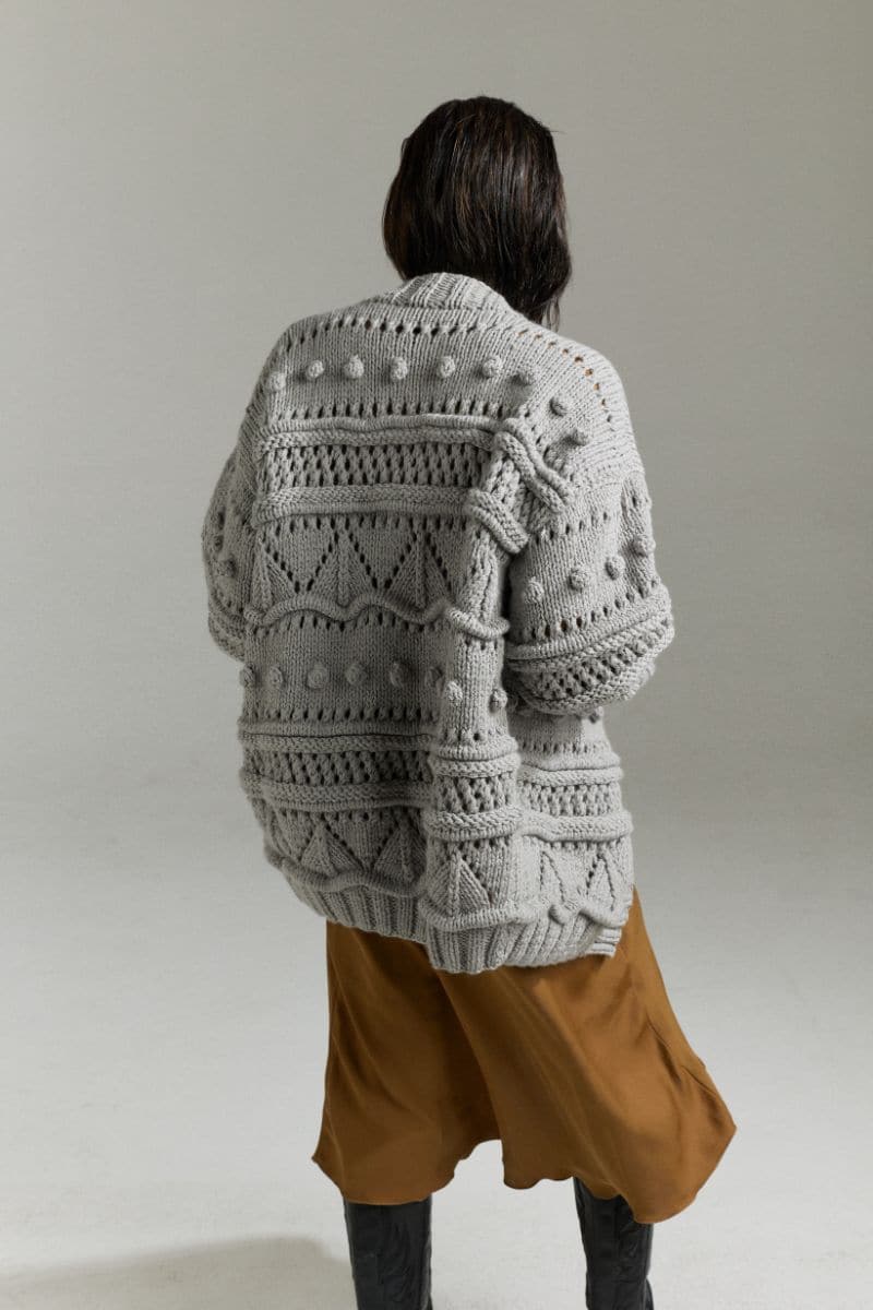 BRIGITTE'S LONGER SISTER OVERSIZED CARDIGAN
