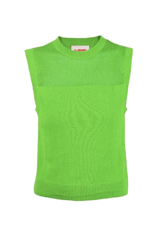 LA G LIME CROPPED VEST