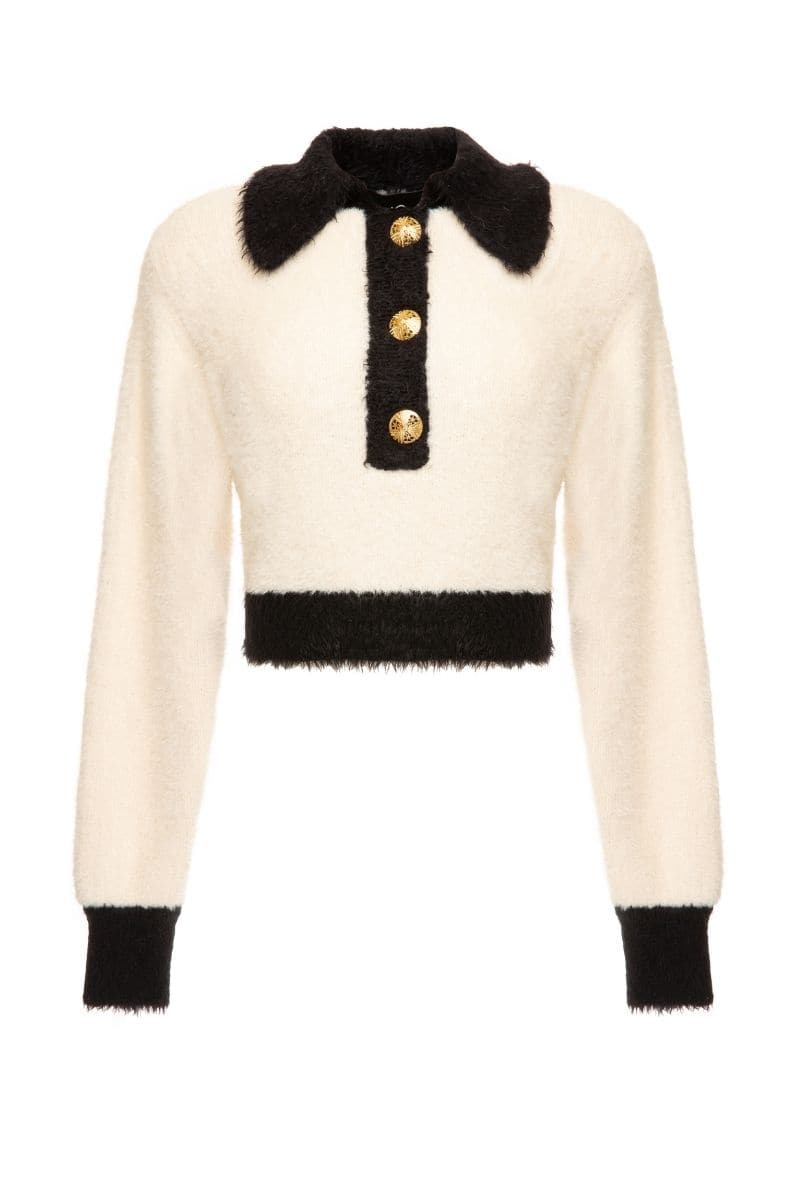 OLD WORLD BUTTON UP SWEATER
