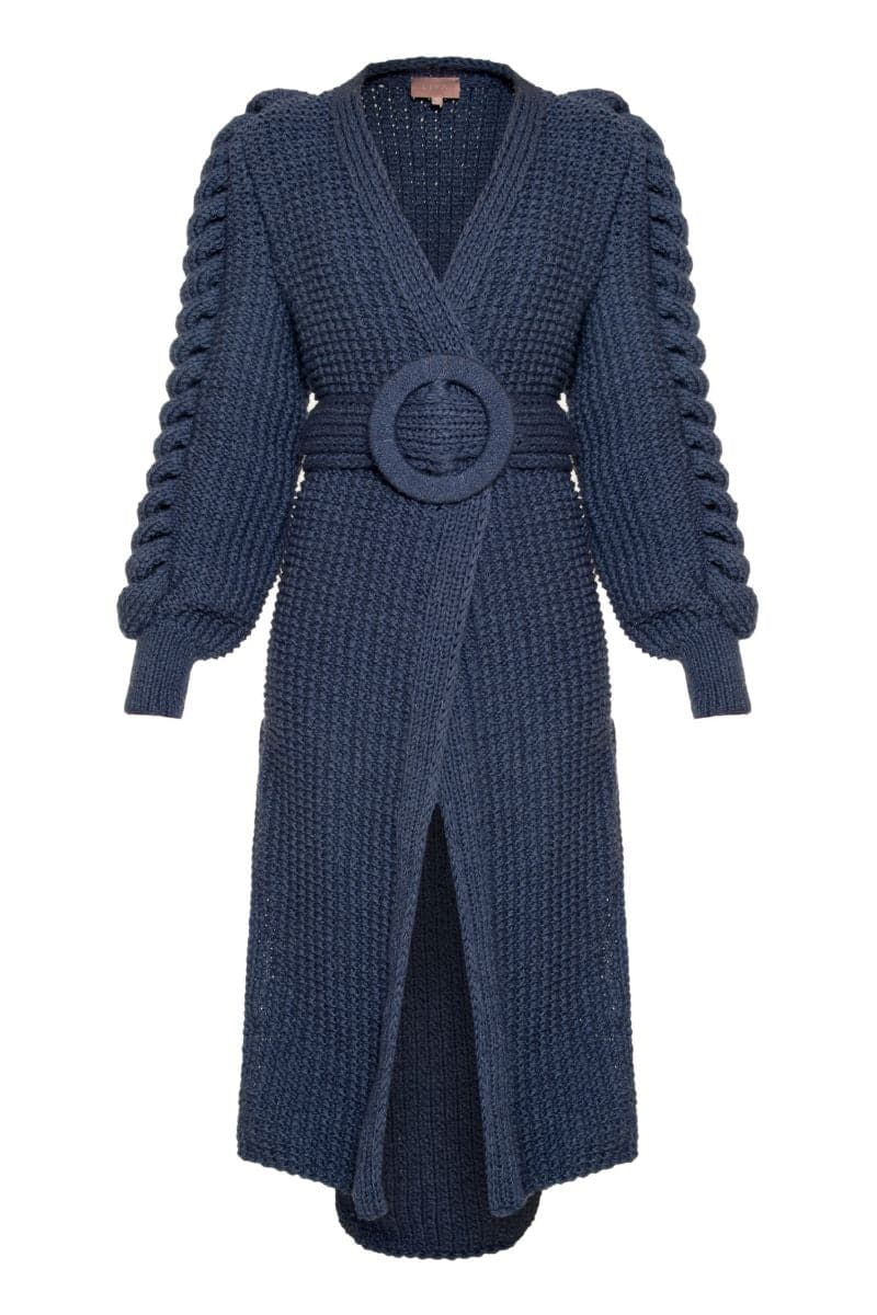 CULT MIA X LIYA STATEMENT CARDIGAN WITH BELT