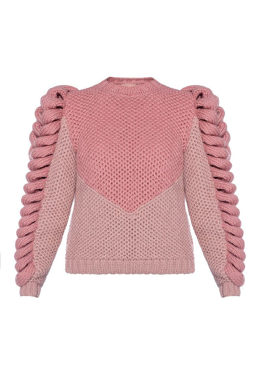 TURTLENECK PINK SWEATER